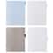 JAM Paper 8.5" x 11" 8-Tab Plastic Index Tab Dividers, 6 Pack